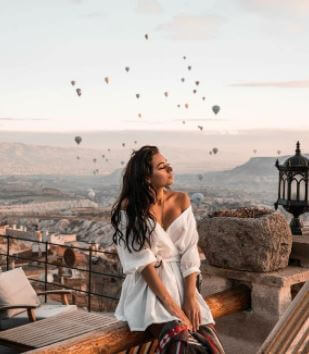 Georgia Hassarati looking stunning while enjoying life.